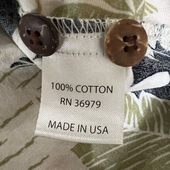 Go Barefoot Hawaiian button up shirt size xxs unisex island resort vacation - Picture 5 of 6